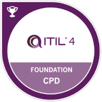 itil 4 foundation badge cpd transparent logo png