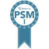 scrum.org PSM rpfessional srcum master badge transparent png logo