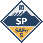 safe for teams practitioner SP scaled agile badge transparent logo png