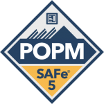 safe for PO PM product owners managers POPM badge sclaed agile transparent logo png