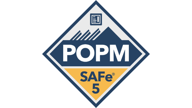 safe for PO PM product owners managers POPM badge sclaed agile transparent logo png