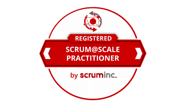 Registered Scrum at scale practitioner Scrum@scale RS@SP