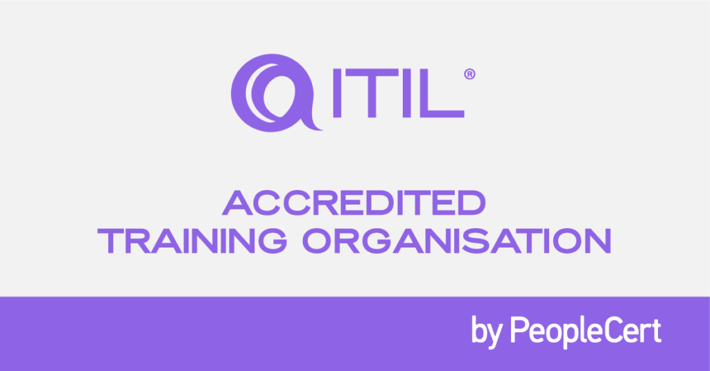 ITIL 4 ato accredited training organization official partner logo png badge foundation MPT axelos peoplecert accreditation