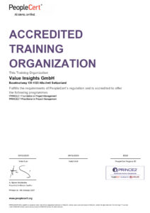 accredited official prince2 foundation practitioner training trainer affiliate company organization people cert axelos value insights